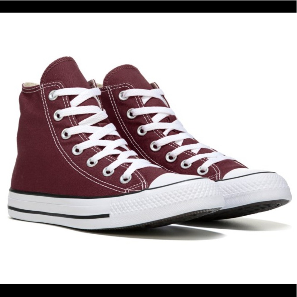 Maroon Chuck Taylor All Star Converse High Tops